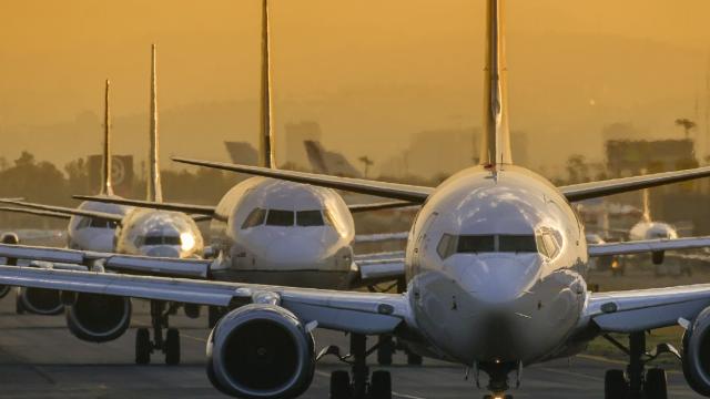 Planes at airport