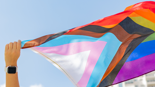 progressive pride flag for Pride Month 