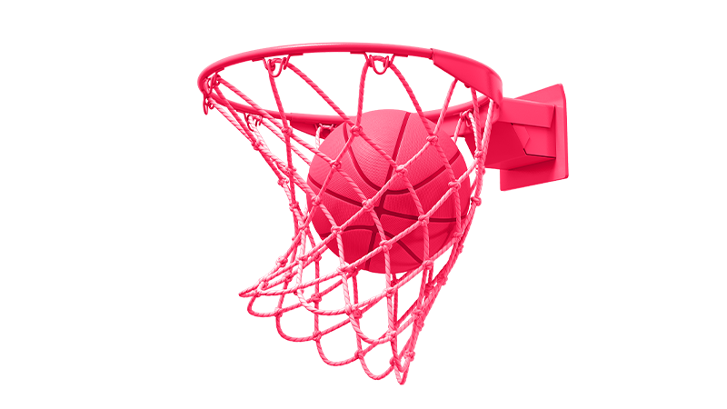 melon basketball hoop