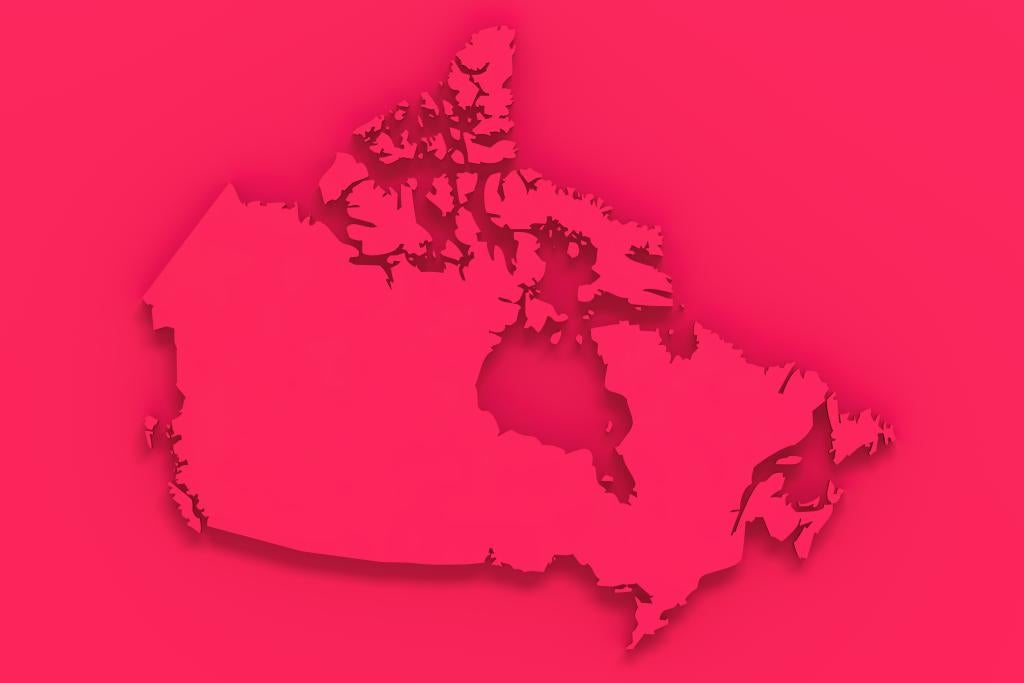 canada map