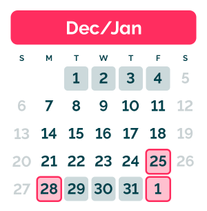dec/jan calendar 2026