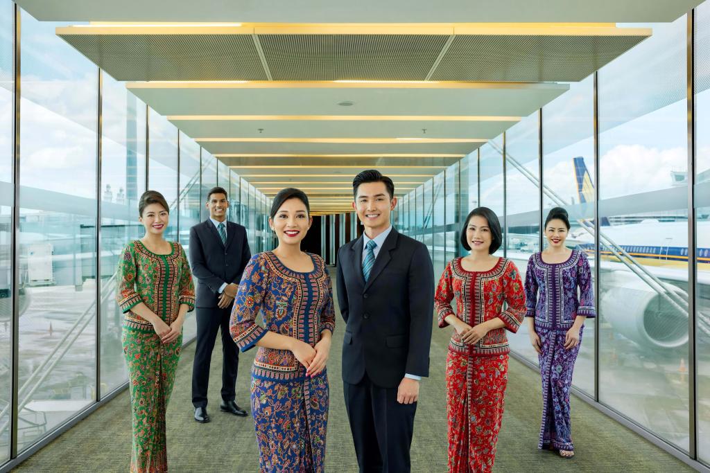 Singapore Airlines crew