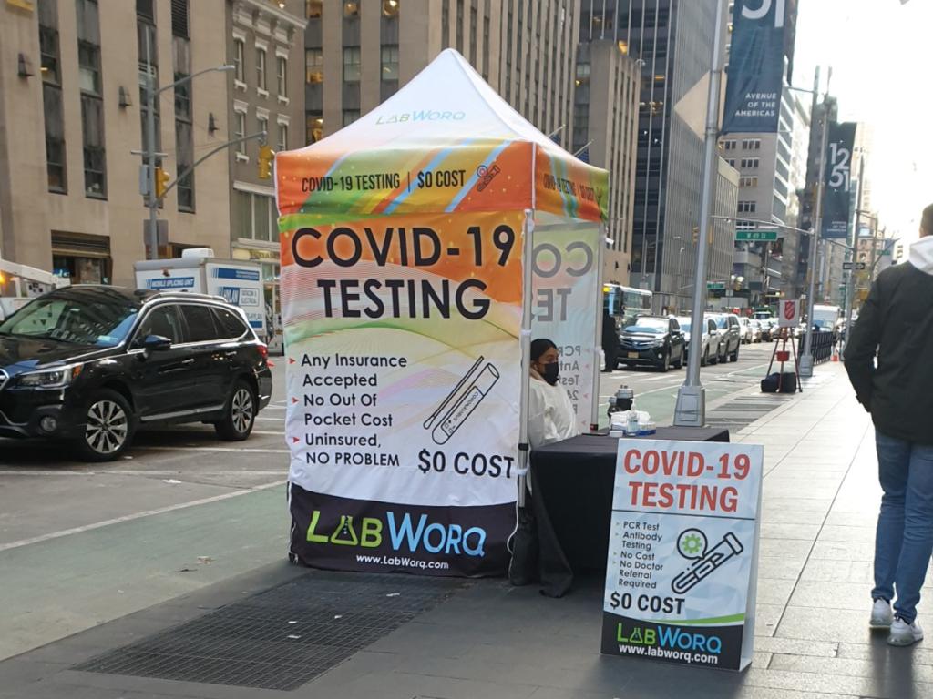 COVID test in NYC