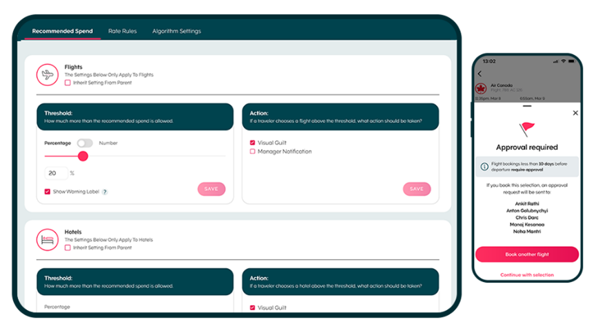 stay in control of your travel policy