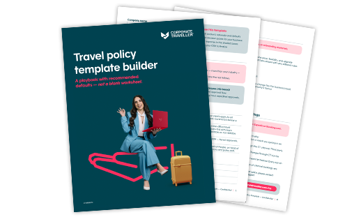 Travel Policy Template Builder Mock-Up Image