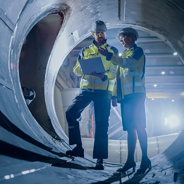 oil and energy industry safety workers